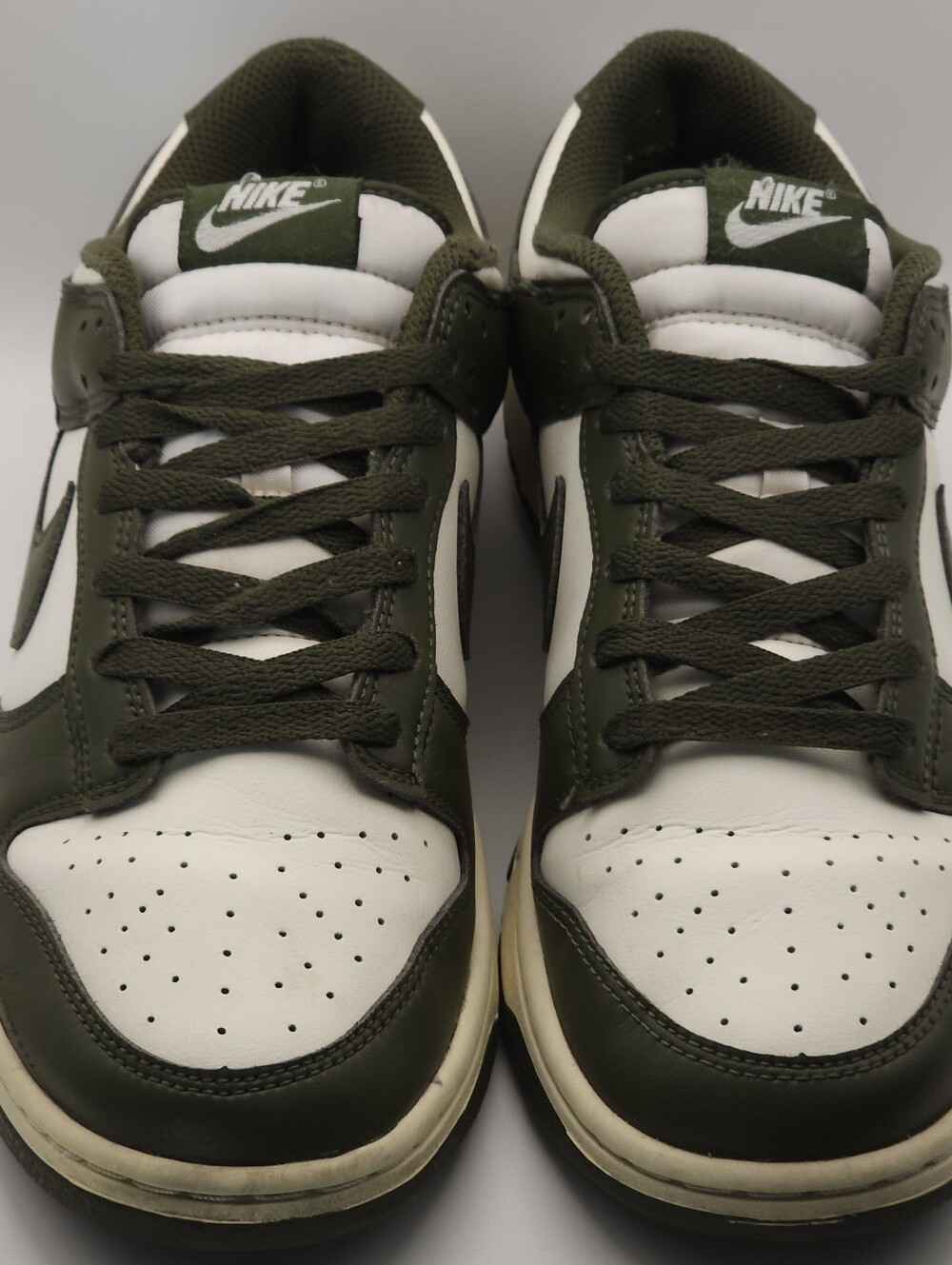 Nike Cargo Khaki Dunks Olive Green/Off White Mens 9.5